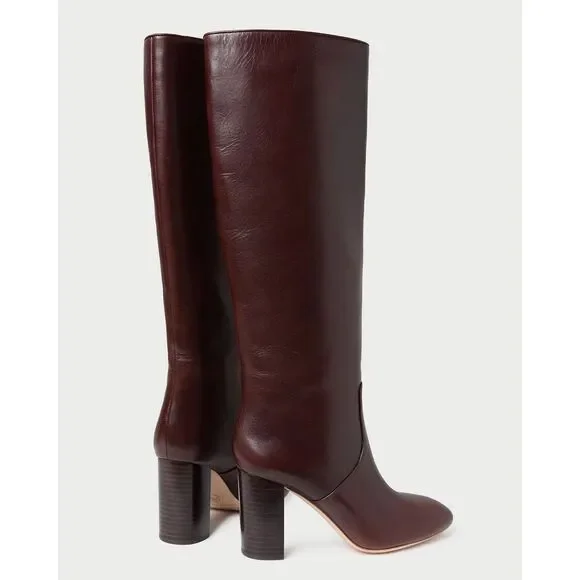 Loeffler Randall Goldy Espresso Tall Boot Size 8.5 $695 - Picture 5 of 13